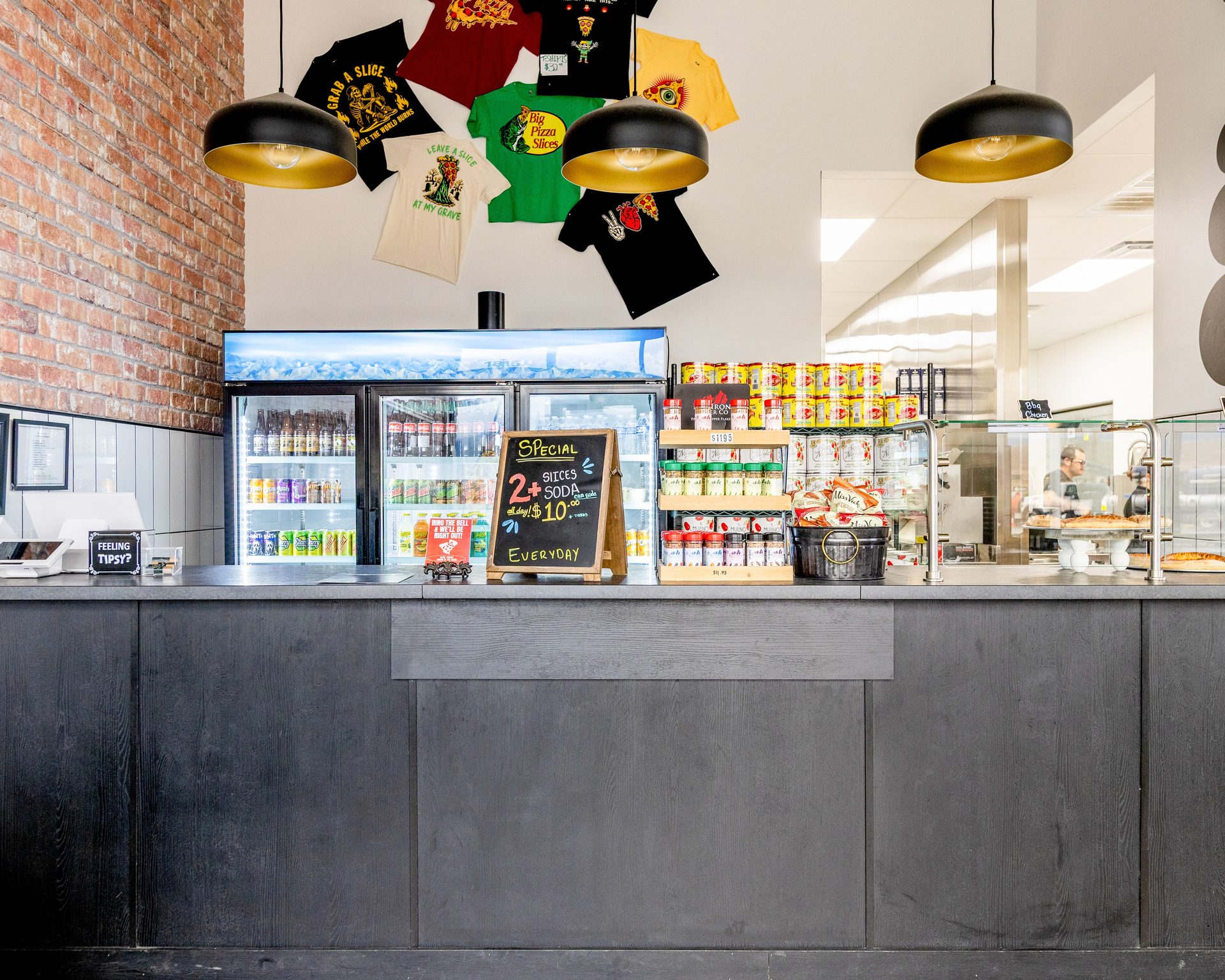 The counter's ready
